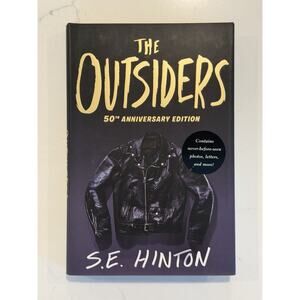 S.E. Hinton Signed THE OUTSIDERS Autograph Hardcover 50th Anniversary Edition #9